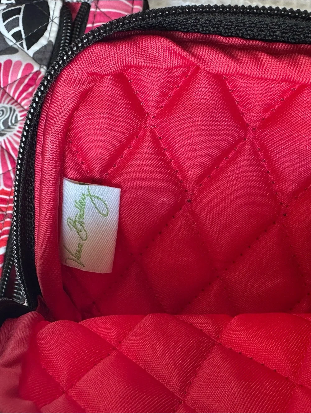 Vera Bradley Cherry Blossom Quilted Wallet & Coin Case Set